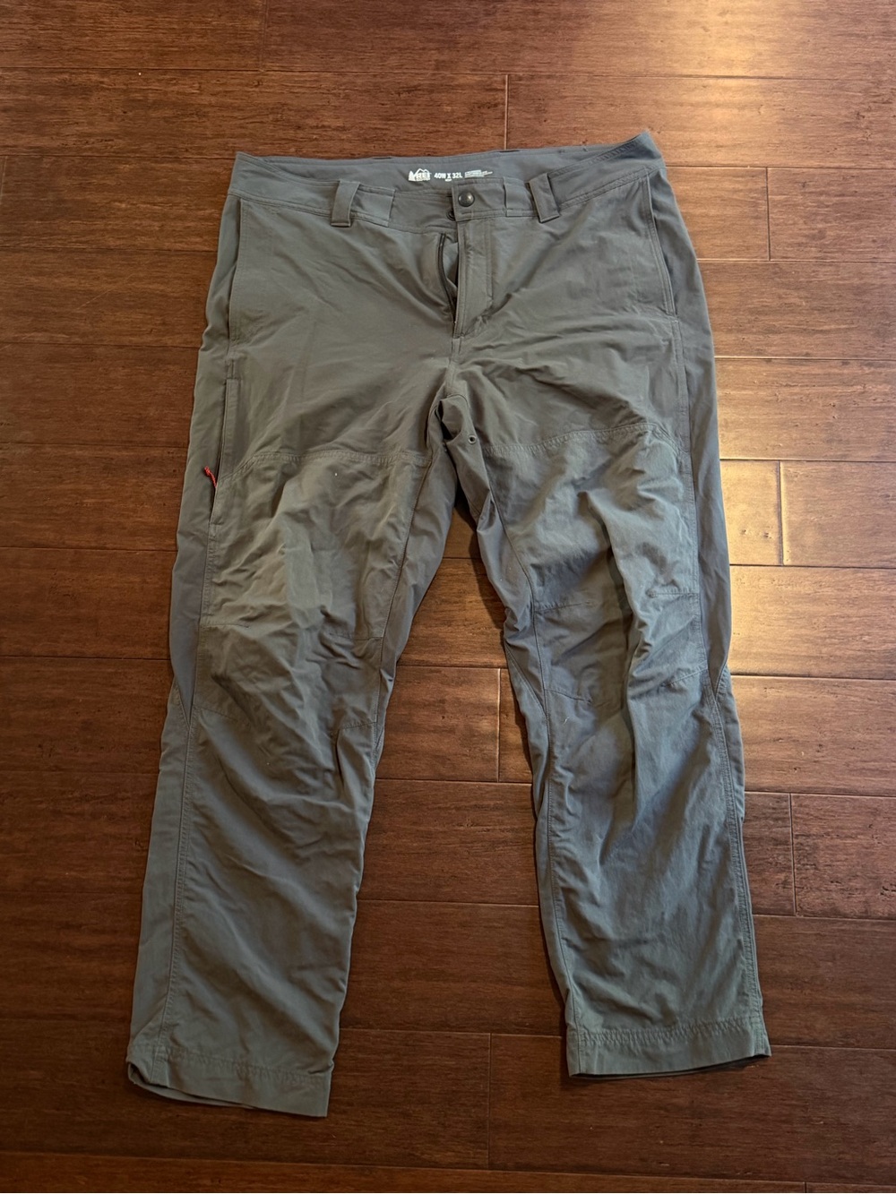 REI Men's Gray Cargo Hiking Pants